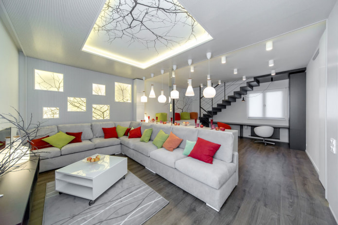 plafond avec un motif