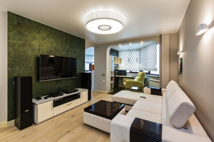 Plafond à un seul niveau