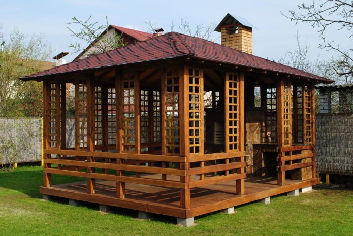 kiosque de style oriental
