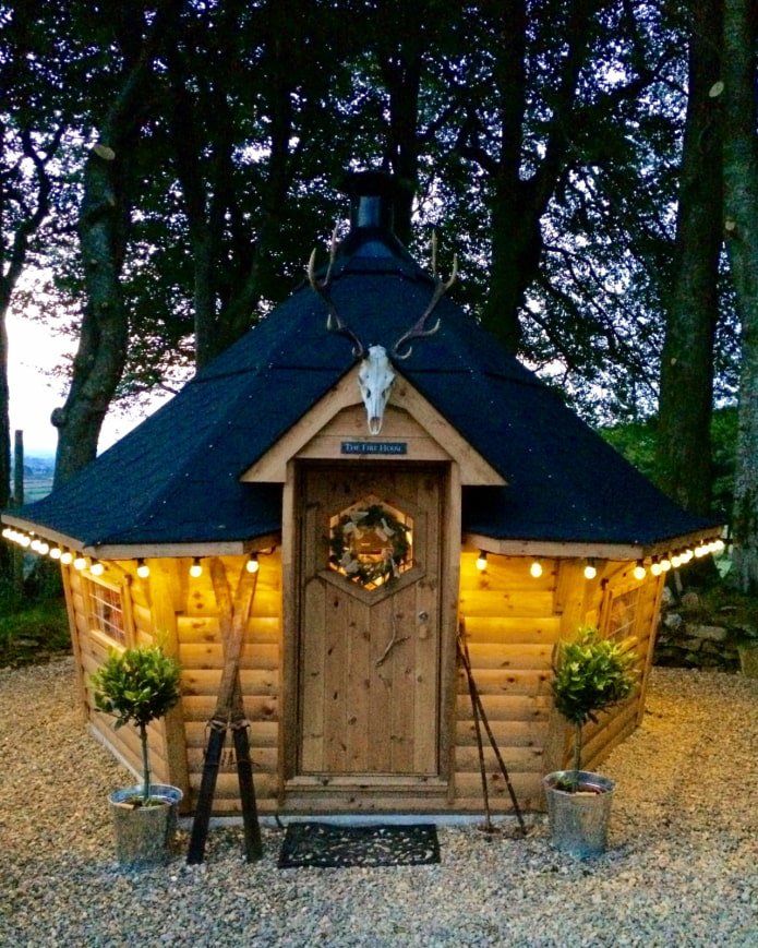 maison avec barbecue pour chalet d'été