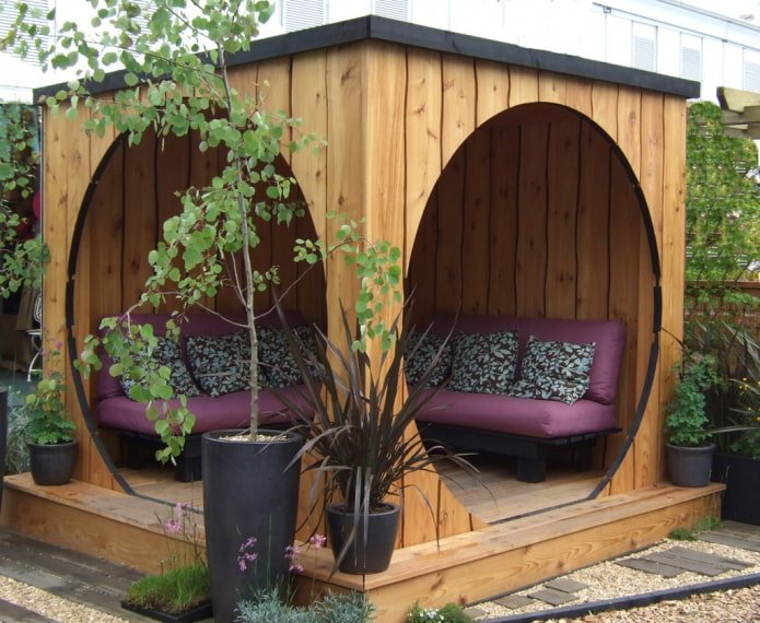 tonnelle de jardin insolite