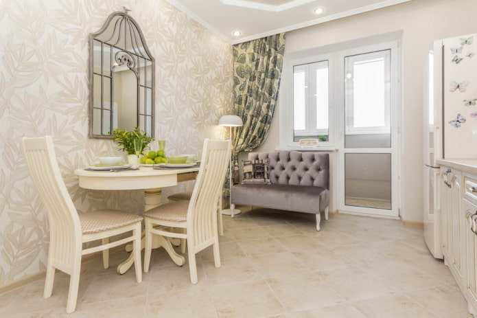 beige kitchen decoration