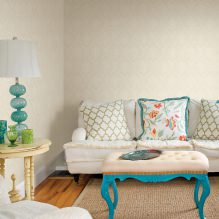 Papier peint beige : design, combinaison, choix de rideaux, Plus de 70 photos à l'intérieur-21