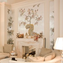 Papier peint beige : design, combinaison, choix de rideaux, plus de 70 photos à l'intérieur-7