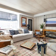 Papier peint beige : design, combinaison, choix de rideaux, plus de 70 photos à l'intérieur-5