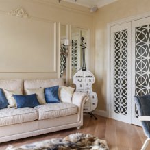 Beige Papier peint : design, combinaison, choix de rideaux, plus de 70 photos d'intérieur - 13