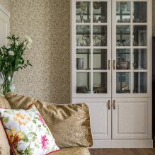 Papier peint beige : design, combinaison, choix de rideaux, plus de 70 photos à l'intérieur-28