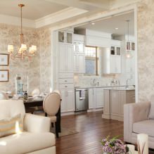 Papier peint beige : design, combinaison, choix de rideaux, plus de 70 photos dans l'intérieur-24