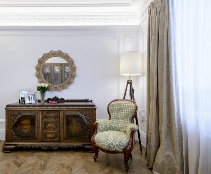 rideaux en velours