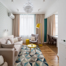 À quoi ressemblent des rideaux beiges à l'intérieur ?-0