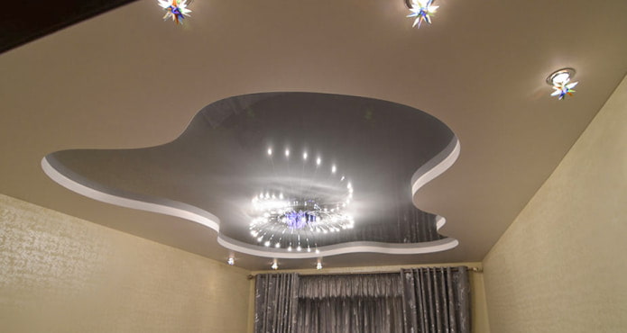 Plafond beige-gris