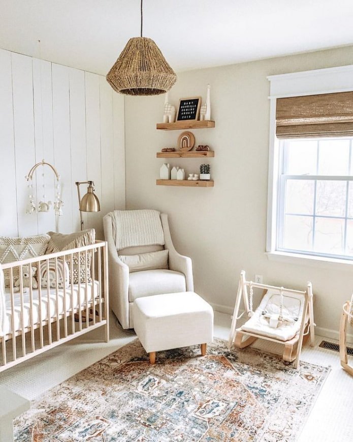 Design scandinave d'une chambre d'enfant