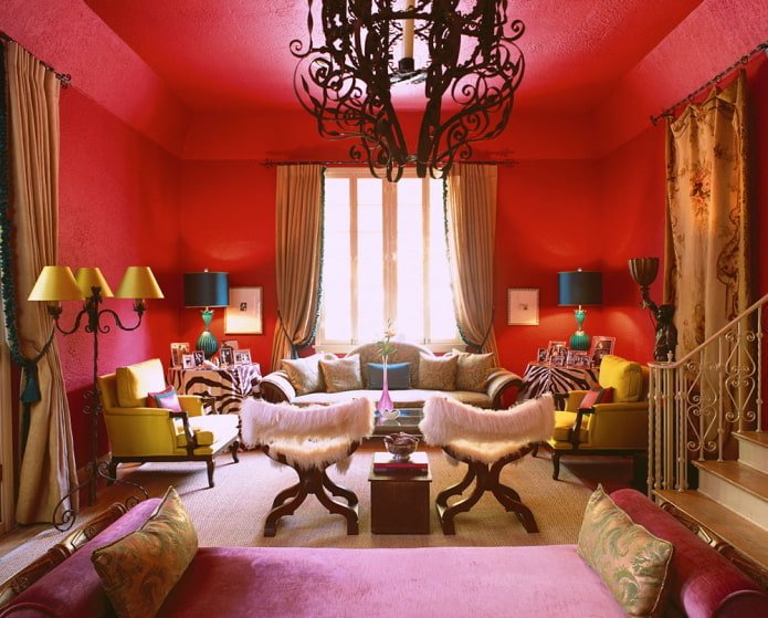 Boho glamour à l'intérieur