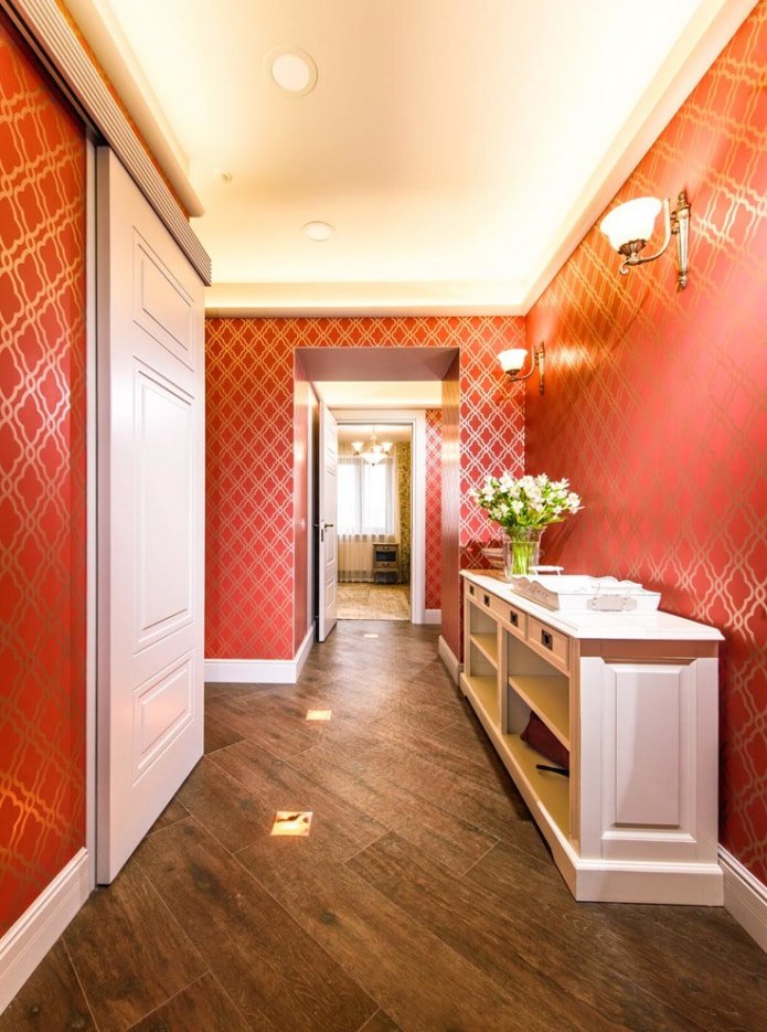 rouge Papier peint