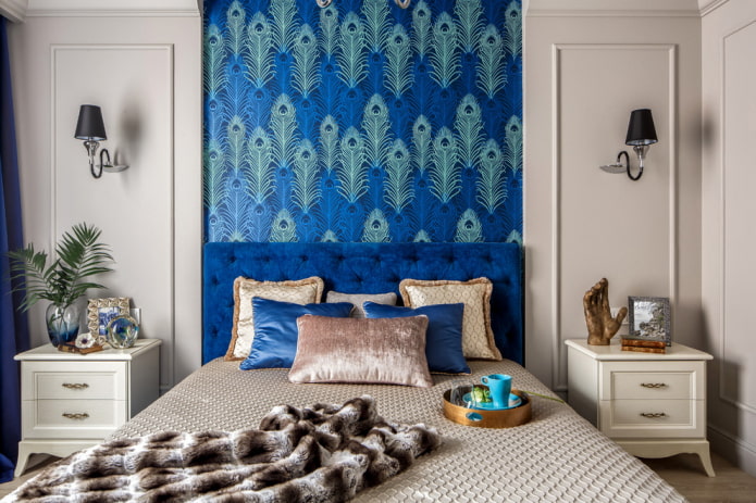 papier peint duplex dans la chambre
