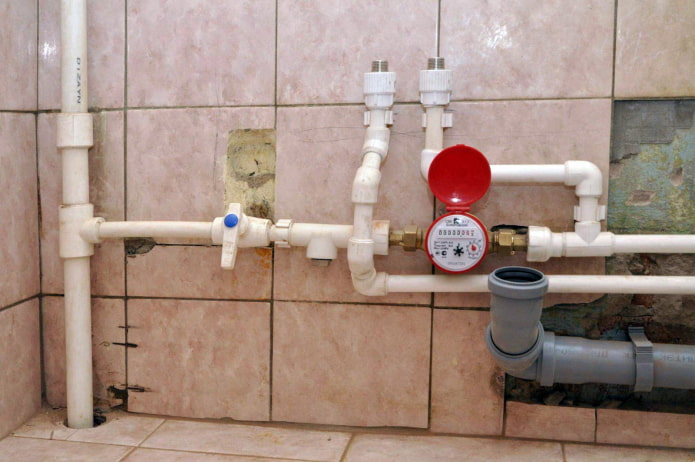 Installation des tuyaux