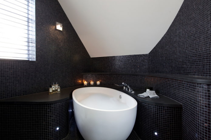Finition mosaïque
