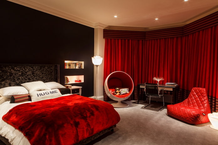 Combinaison de couleurs dans la chambre