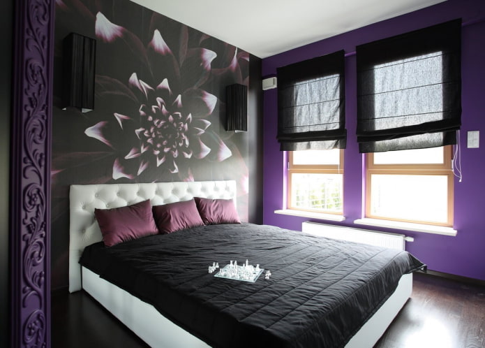 Combinaison de couleurs dans la chambre