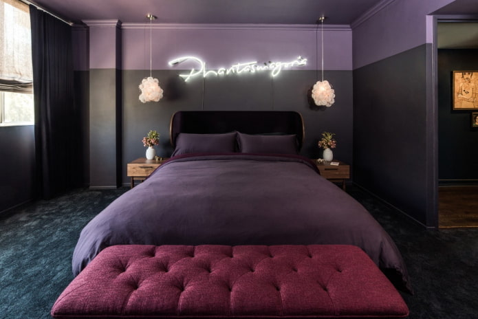 Combinaison de couleurs dans la chambre