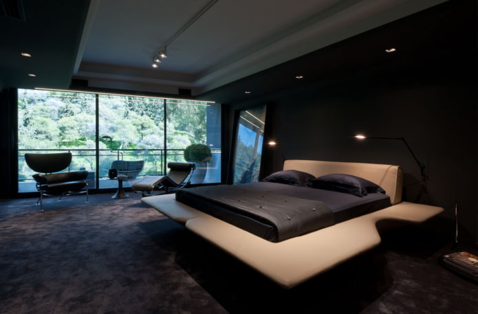 Chambre noire de style high-tech