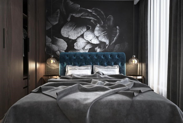 décoration de chambre noire