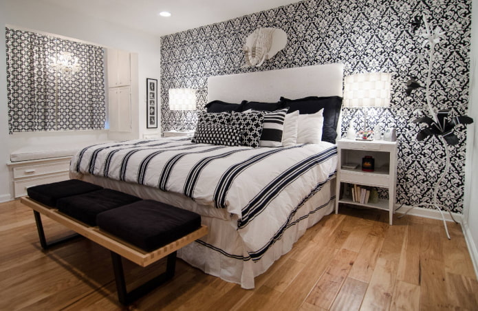 Décoration de chambre noir et blanc