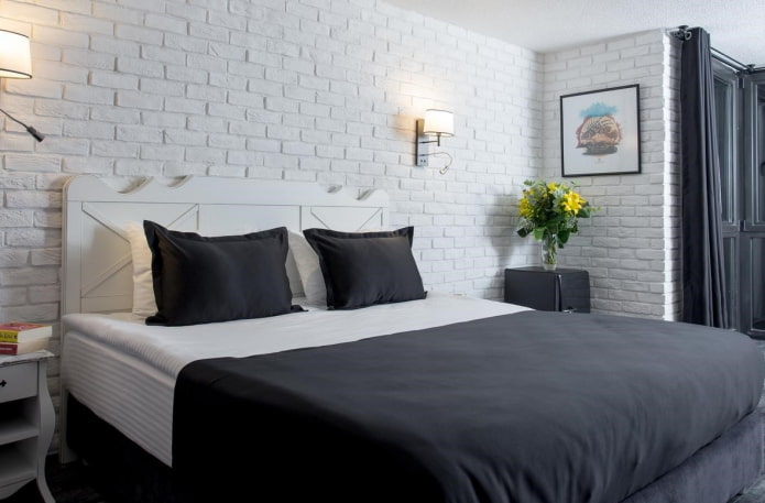 Décoration de chambre noir et blanc