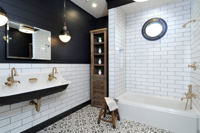 cochon dans la salle de bain