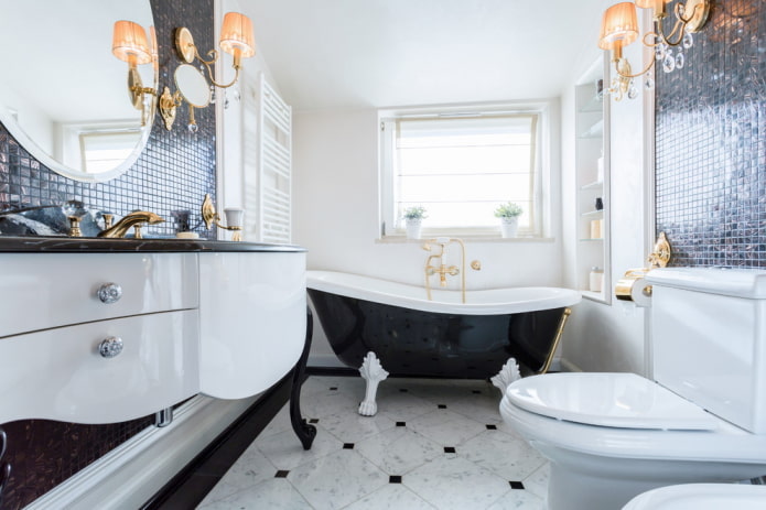 Salle de bain de style classique