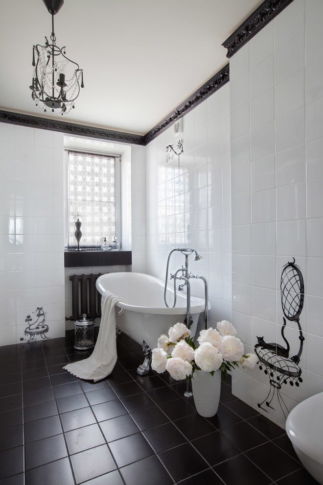 Salle de bain de style classique
