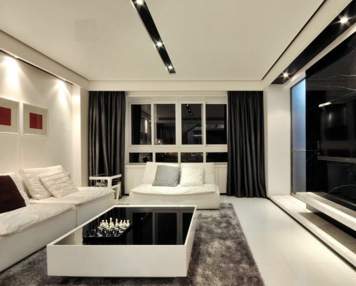 Rideaux en satin