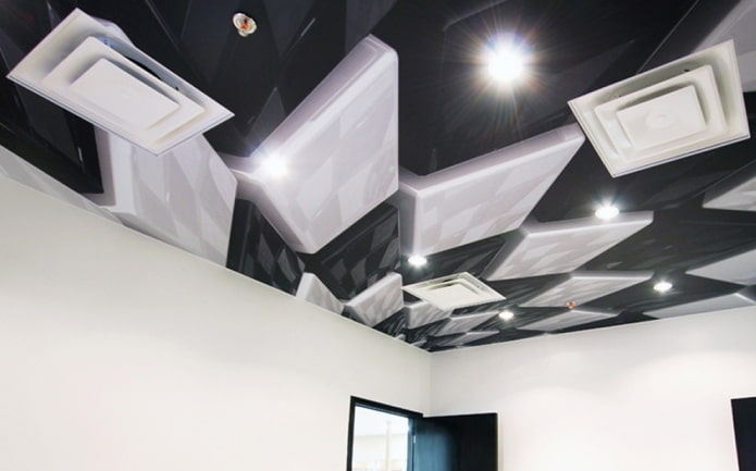 Impression photo 3D au plafond
