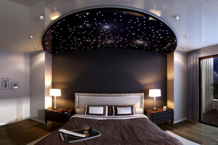 Plafond combiné dans la chambre