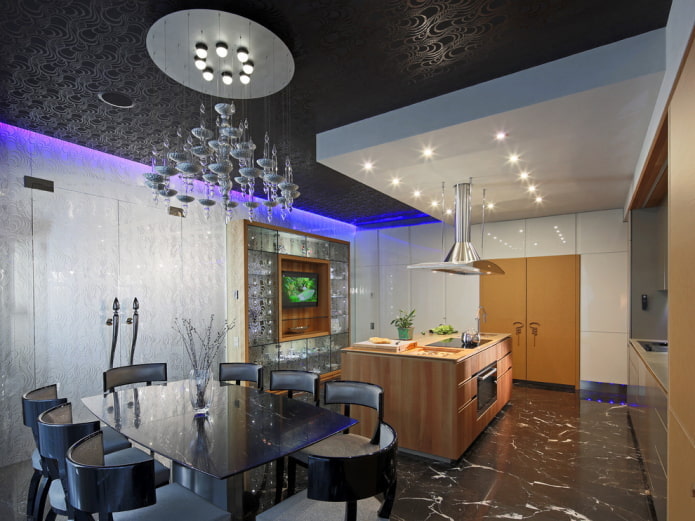 Plafond à motif
