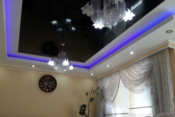 rétroéclairage du plafond