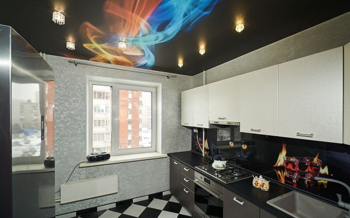 Impression photo au plafond