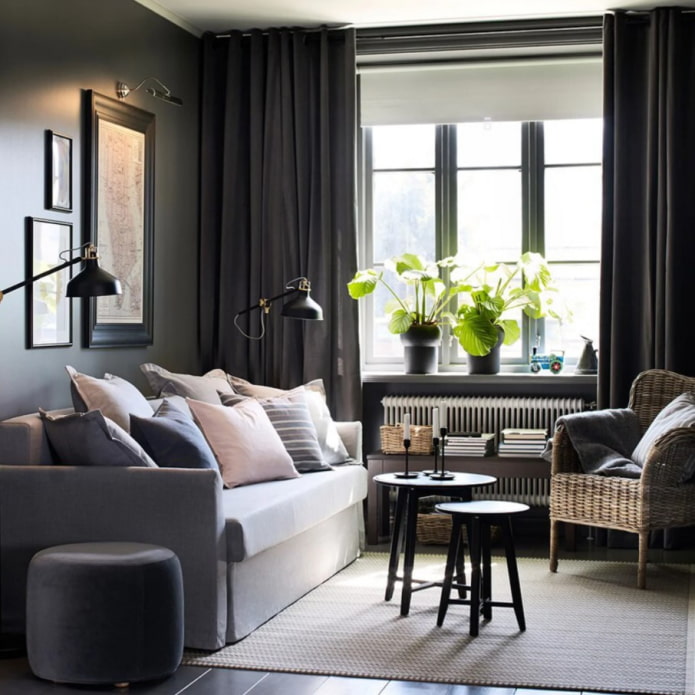 intérieur IKEA foncé