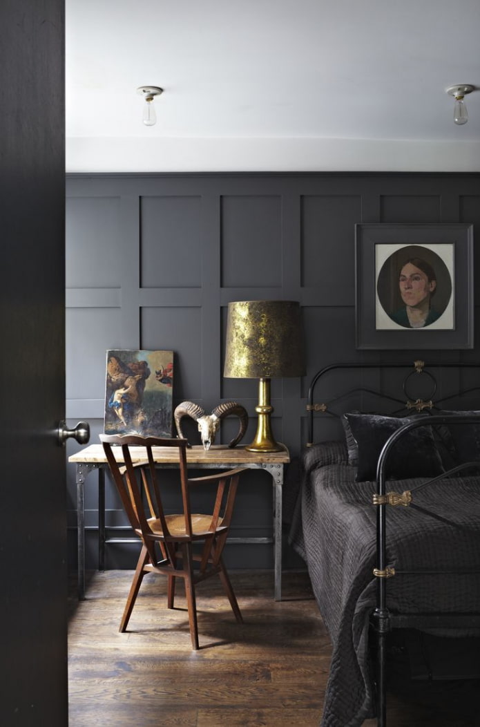 espace de travail dans la chambre