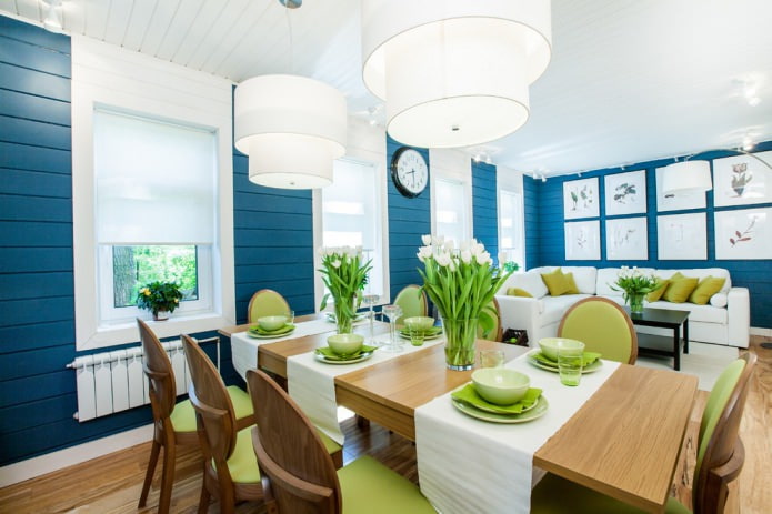 intérieur de la cuisine-salle à manger