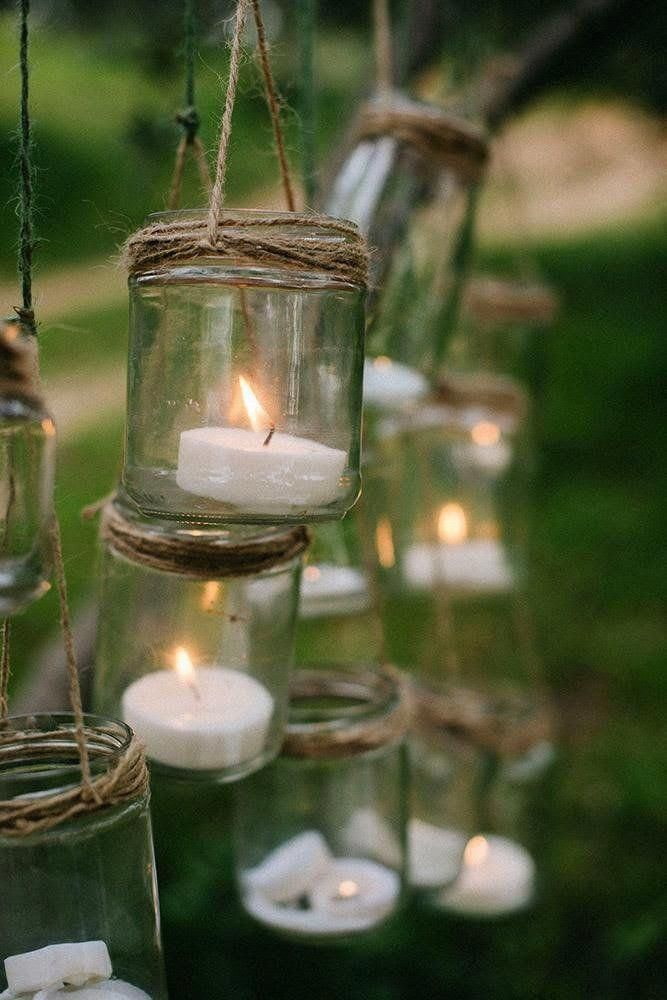 Bougeoirs en pot