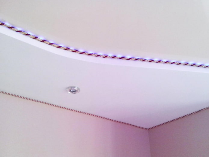 Corde de plafond avec rétroéclairage