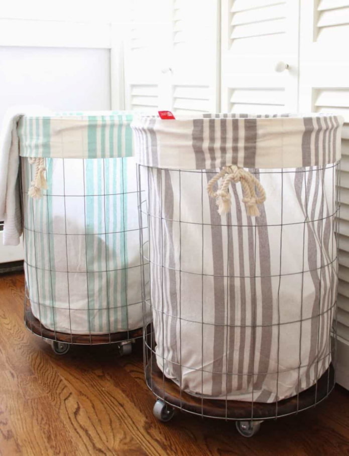 Paniers en textile