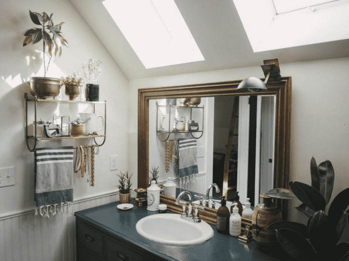 Salle de bains cosy