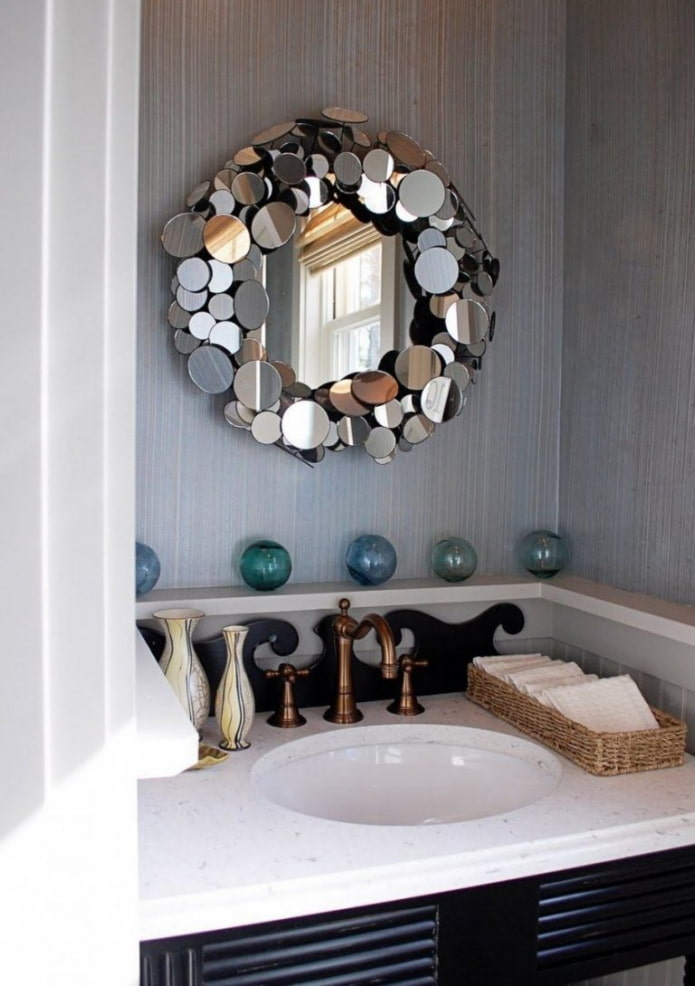 décoration de produit miroir à l'intérieur