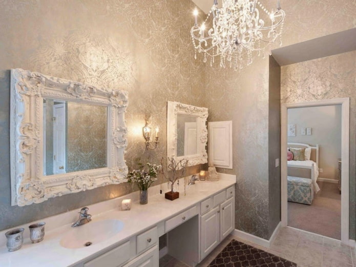 décoration miroir de style classique
