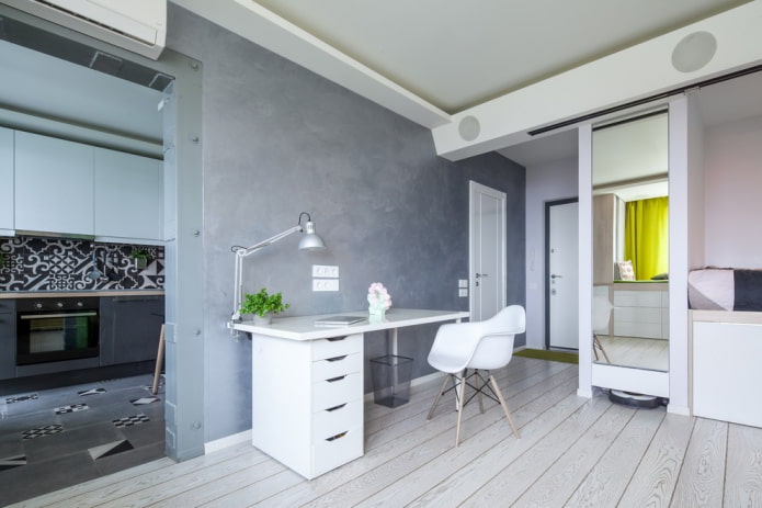 plâtre sur les murs d'intérieur