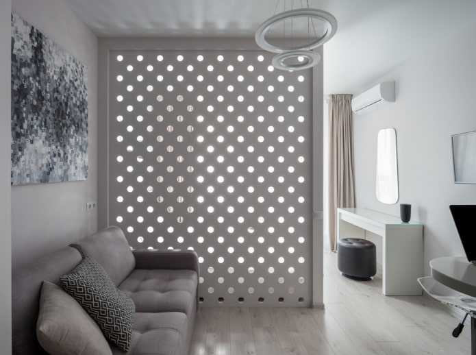plastique Cloison à l'intérieur