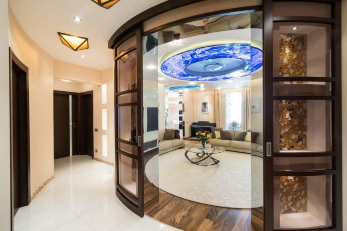 Cloison arrondie à l'intérieur