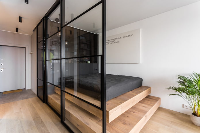 cloison dans l'intérieur dans un style moderne